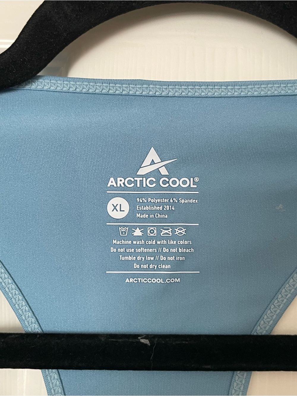 NWT ARCTIC COOL Active Cooling Tank Top Tee - Women's Size XL Blue Racerback NEW - Picture 2 of 6